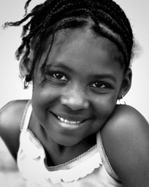 smiling person portrait